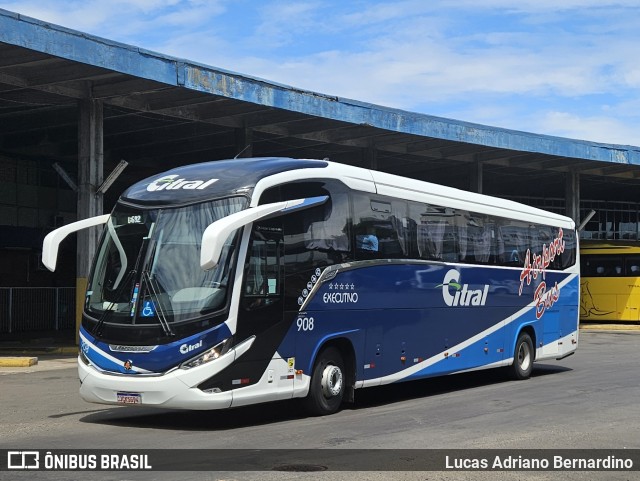 Citral Transporte e Turismo 908 na cidade de Porto Alegre, Rio Grande do Sul, Brasil, por Lucas Adriano Bernardino. Número da foto: #12981724.