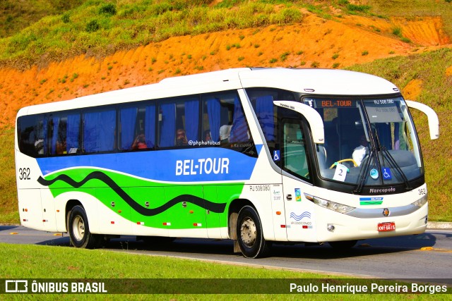 Bel-Tour Transportes e Turismo 362 na cidade de Aparecida, São Paulo, Brasil, por Paulo Henrique Pereira Borges. Número da foto: #12981836.