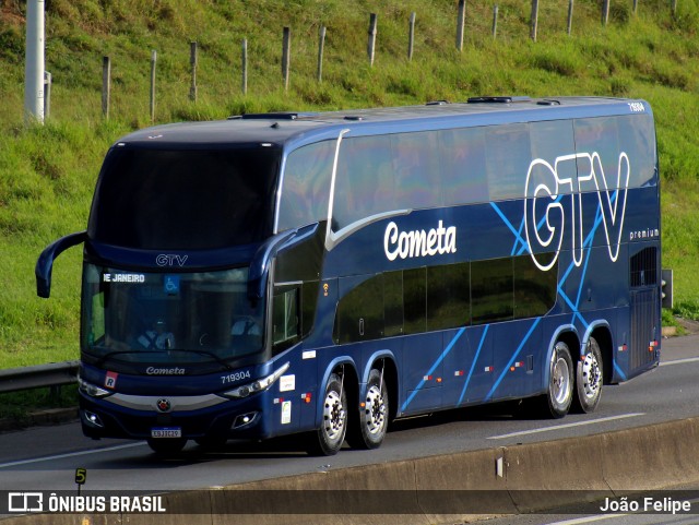 Viação Cometa 719304 na cidade de Canas, São Paulo, Brasil, por João Felipe. Número da foto: #12982882.