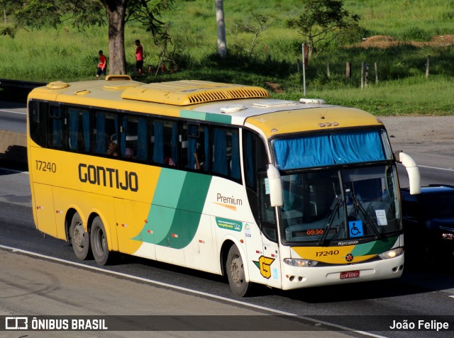 Empresa Gontijo de Transportes 17240 na cidade de Canas, São Paulo, Brasil, por João Felipe. Número da foto: #12981374.