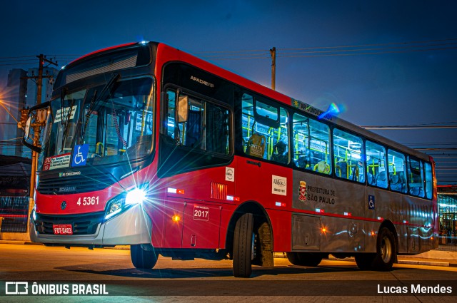 Allibus Transportes 4 5361 na cidade de São Paulo, São Paulo, Brasil, por Lucas Mendes. Número da foto: #12983423.