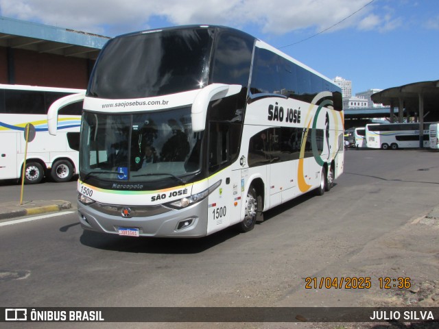 Expresso São José 1500 na cidade de Porto Alegre, Rio Grande do Sul, Brasil, por JULIO SILVA. Número da foto: #12981214.