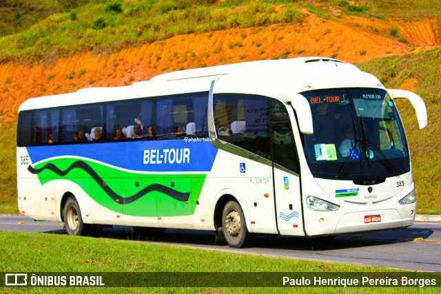 Bel-Tour Transportes e Turismo 385 na cidade de Aparecida, São Paulo, Brasil, por Paulo Henrique Pereira Borges. Número da foto: #12981850.