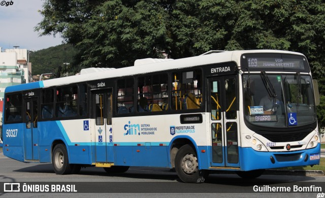 Transol Transportes Coletivos 50327 na cidade de Florianópolis, Santa Catarina, Brasil, por Guilherme Bomfim. Número da foto: #12983336.
