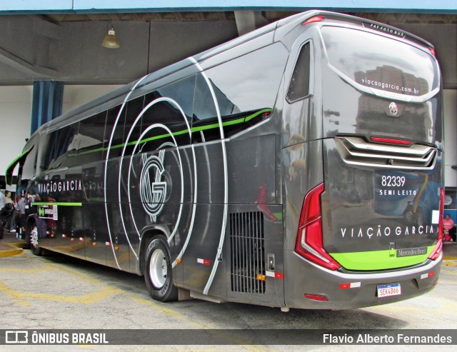 Viação Garcia 82339 na cidade de Sorocaba, São Paulo, Brasil, por Flavio Alberto Fernandes. Número da foto: #12981526.
