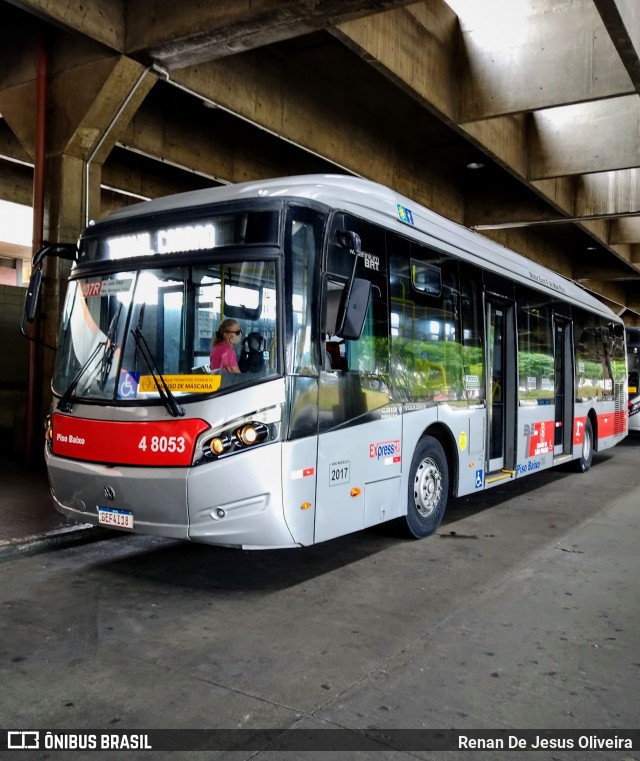 Express Transportes Urbanos Ltda 4 8053 na cidade de São Paulo, São Paulo, Brasil, por Renan De Jesus Oliveira. Número da foto: #12981250.