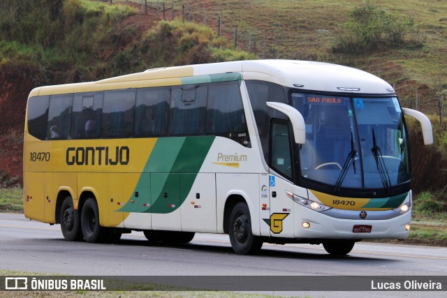 Empresa Gontijo de Transportes 18470 na cidade de Muriaé, Minas Gerais, Brasil, por Lucas Oliveira. Número da foto: #12982056.