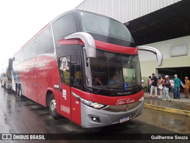 Expresso São Luiz 10080 na cidade de Caruaru, Pernambuco, Brasil, por Guilherme Souza. Número da foto: #12983232.