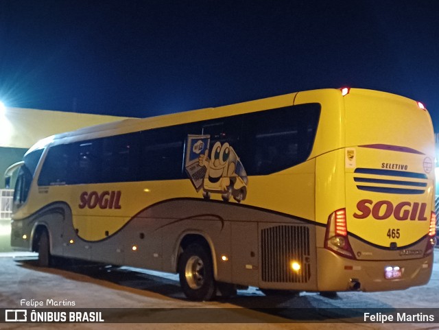 SOGIL - Sociedade de Ônibus Gigante Ltda. 465 na cidade de Santana do Livramento, Rio Grande do Sul, Brasil, por Felipe Martins. Número da foto: #12982805.
