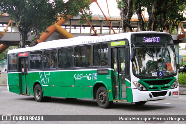 Viação VG B31160 na cidade de Rio de Janeiro, Rio de Janeiro, Brasil, por Paulo Henrique Pereira Borges. Número da foto: #12983039.