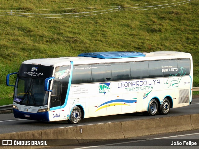 Leutur Fretamento e Turismo > Leonardo Lima Transportes 0534 na cidade de Canas, São Paulo, Brasil, por João Felipe. Número da foto: #12984350.