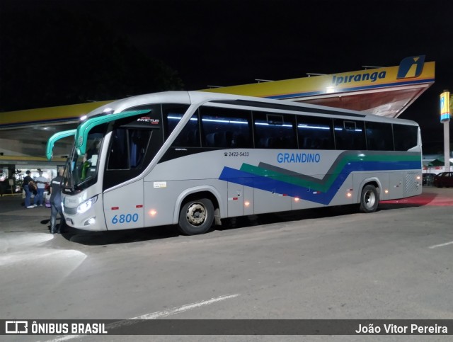 Grandino Transportes 6800 na cidade de Fernandópolis, São Paulo, Brasil, por João Vitor Pereira. Número da foto: #12986891.
