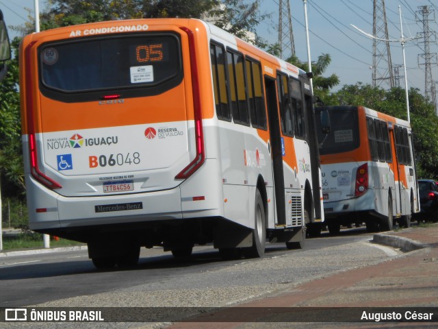 Expresso Nossa Senhora da Glória B06048 na cidade de Nova Iguaçu, Rio de Janeiro, Brasil, por Augusto César. Número da foto: #12985097.