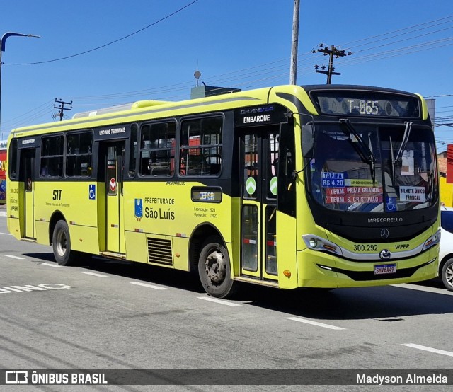 Víper Transportes 300.292 na cidade de São Luís, Maranhão, Brasil, por Madyson Almeida. Número da foto: #12986170.