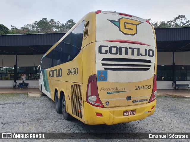 Empresa Gontijo de Transportes 21460 na cidade de Manhuaçu, Minas Gerais, Brasil, por Emanuel Sócrates. Número da foto: #12987061.
