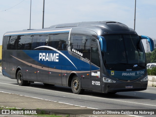 PRAIME - RWR Transportes de Passageiros 2100 na cidade de São Paulo, São Paulo, Brasil, por Gabriel Oliveira Caldas da Nobrega. Número da foto: #12985508.