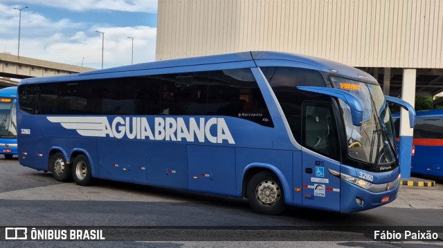 Viação Águia Branca 32160 na cidade de Rio de Janeiro, Rio de Janeiro, Brasil, por Fábio Paixão. Número da foto: #12984545.