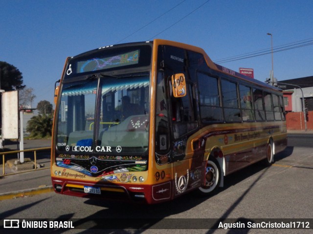 Micro Ómnibus Primera  Junta 90 na cidade de Quilmes, Quilmes, Buenos Aires, Argentina, por Agustin SanCristobal1712. Número da foto: #12985021.