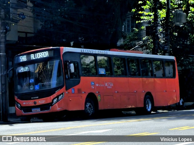 Transportes Vila Isabel A27584 na cidade de Rio de Janeiro, Rio de Janeiro, Brasil, por Vinicius Lopes. Número da foto: #12983948.