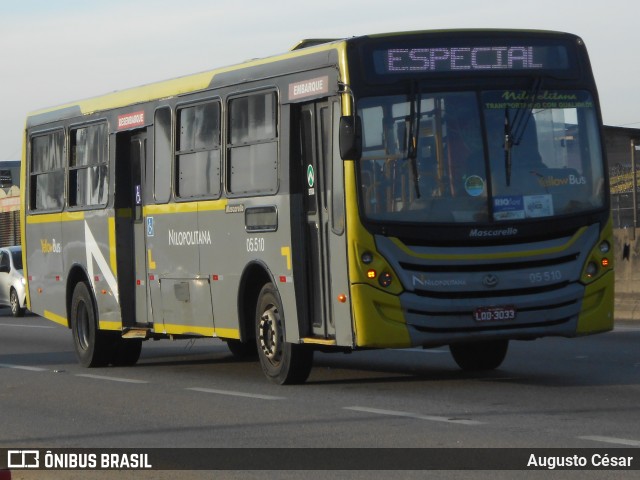 Viação Nilopolitana 05510 na cidade de Nova Iguaçu, Rio de Janeiro, Brasil, por Augusto César. Número da foto: #12985222.