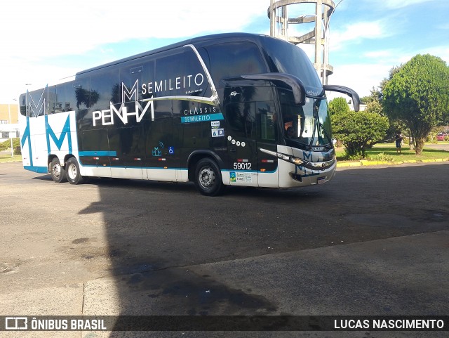 Empresa de Ônibus Nossa Senhora da Penha 59012 na cidade de Lages, Santa Catarina, Brasil, por LUCAS NASCIMENTO. Número da foto: #12986968.