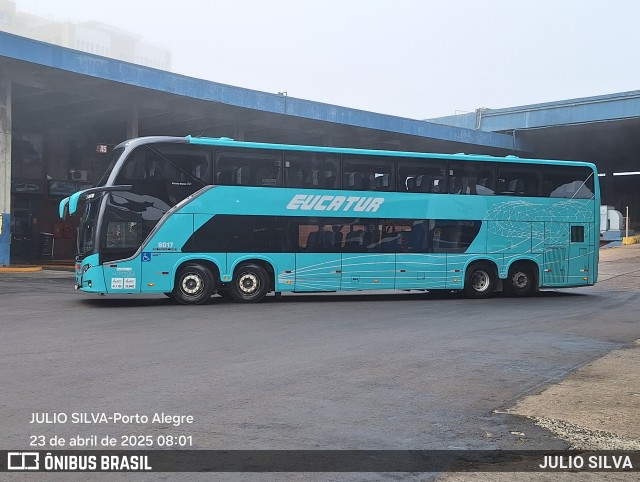 Eucatur - Empresa União Cascavel de Transportes e Turismo 6017 na cidade de Porto Alegre, Rio Grande do Sul, Brasil, por JULIO SILVA. Número da foto: #12984664.