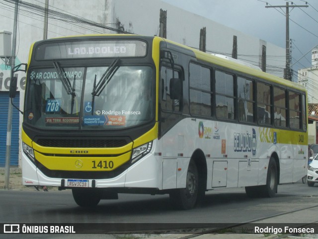 Viação Cidade de Maceió 1410 na cidade de Maceió, Alagoas, Brasil, por Rodrigo Fonseca. Número da foto: #12985095.