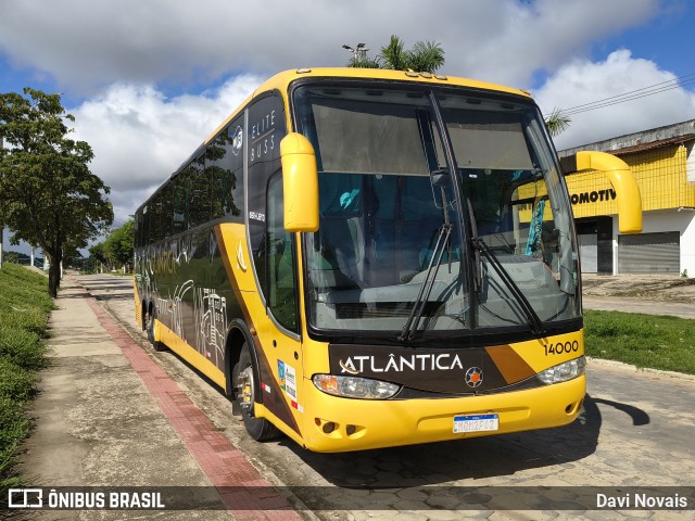 Atlântica Turismo 14000 na cidade de Mucuri, Bahia, Brasil, por Davi Novais. Número da foto: #12984178.