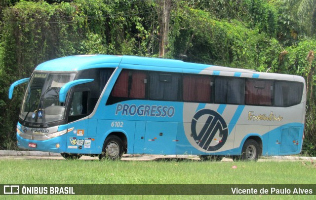 Auto Viação Progresso 6102 na cidade de Recife, Pernambuco, Brasil, por Vicente de Paulo Alves. Número da foto: #12986188.