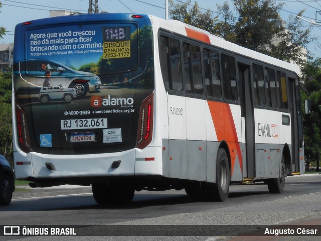 Evanil Transportes e Turismo RJ 132.061 na cidade de Nova Iguaçu, Rio de Janeiro, Brasil, por Augusto César. Número da foto: #12985091.