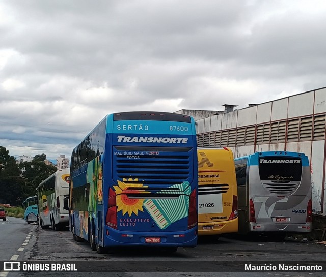 Transnorte - Transporte e Turismo Norte de Minas 87600 na cidade de Belo Horizonte, Minas Gerais, Brasil, por Maurício Nascimento. Número da foto: #12985051.