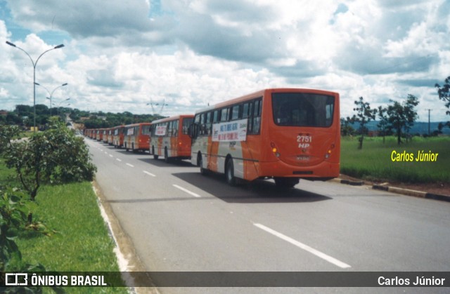 HP Transportes Coletivos 2751 na cidade de Goiânia, Goiás, Brasil, por Carlos Júnior. Número da foto: #12984337.