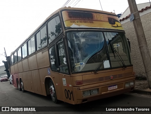 Ônibus Particulares 7001 na cidade de Varginha, Minas Gerais, Brasil, por Lucas Alexandre Tavares. Número da foto: #12986710.