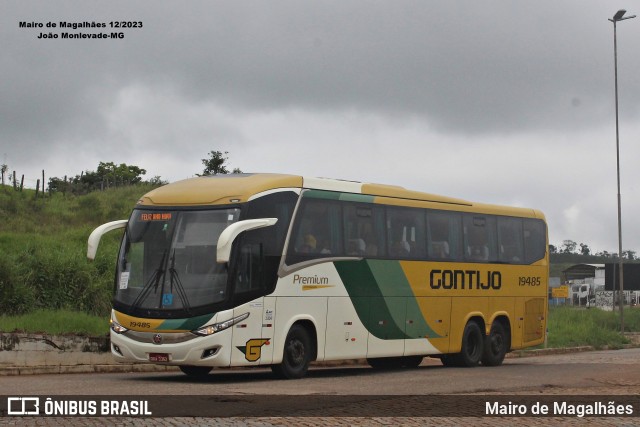 Empresa Gontijo de Transportes 19485 na cidade de João Monlevade, Minas Gerais, Brasil, por Mairo de Magalhães. Número da foto: #12986591.