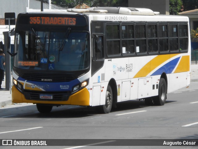 Auto Viação Três Amigos B44678 na cidade de Rio de Janeiro, Rio de Janeiro, Brasil, por Augusto César. Número da foto: #12985580.
