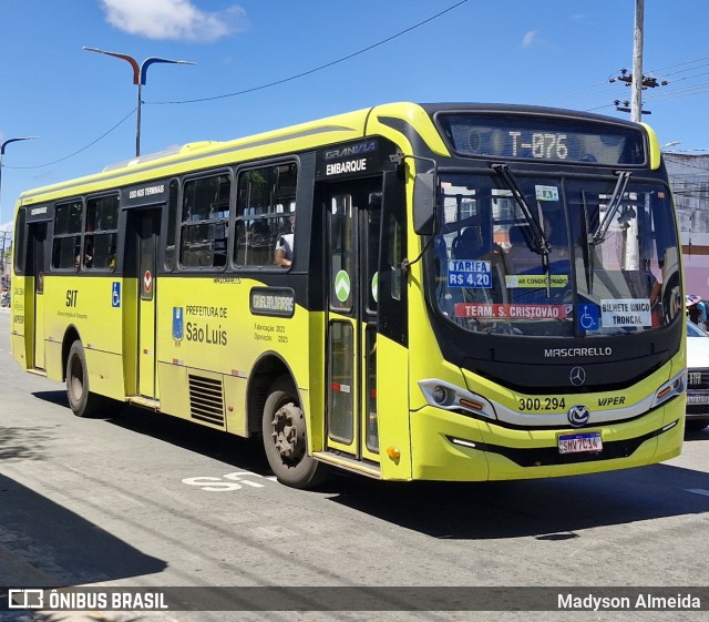 Víper Transportes 300.294 na cidade de São Luís, Maranhão, Brasil, por Madyson Almeida. Número da foto: #12986174.