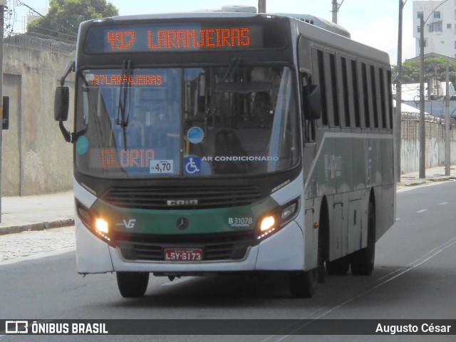 Viação VG B31078 na cidade de Rio de Janeiro, Rio de Janeiro, Brasil, por Augusto César. Número da foto: #12985228.