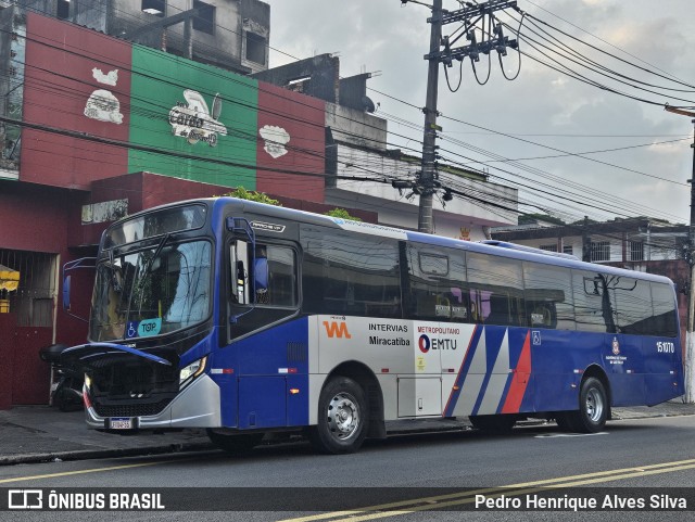 Viação Miracatiba 15.1070 na cidade de São Paulo, São Paulo, Brasil, por Pedro Henrique Alves Silva. Número da foto: #12984302.