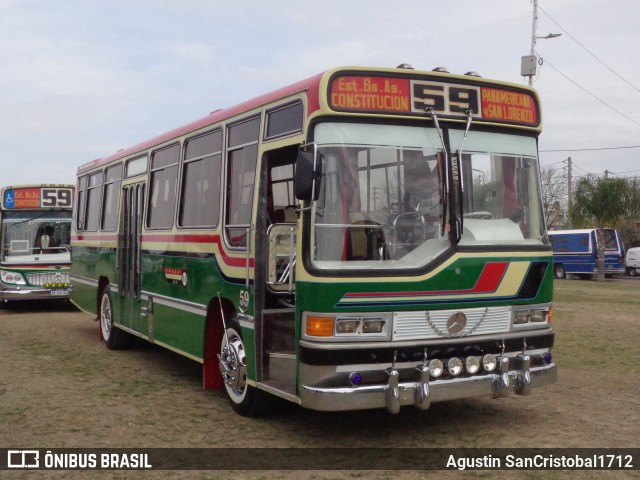 MOCBA - Micro Omnibus Ciudad de Buenos Aires 59 na cidade de Malvinas Argentinas, Malvinas Argentinas, Buenos Aires, Argentina, por Agustin SanCristobal1712. Número da foto: #12985010.