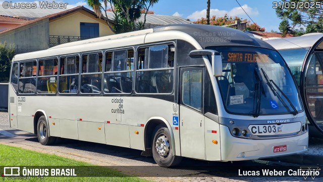 Auto Viação Santo Antônio CL303 na cidade de Curitiba, Paraná, Brasil, por Lucas Weber Calizario. Número da foto: #12986614.