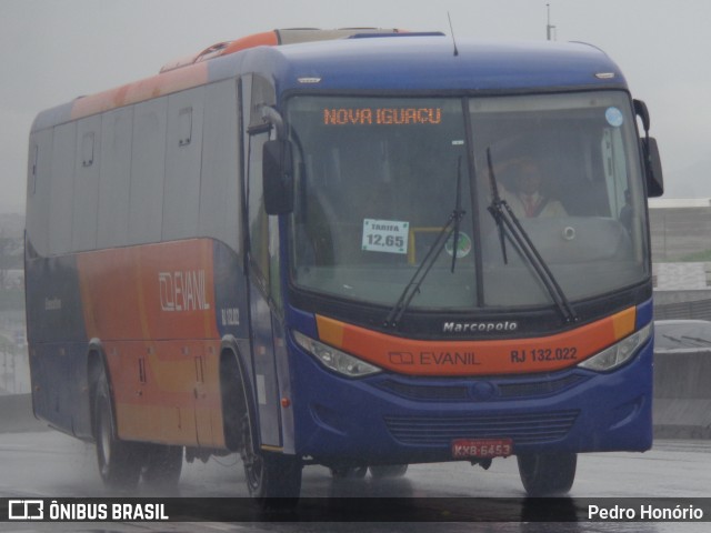 Evanil Transportes e Turismo RJ 132.022 na cidade de Belford Roxo, Rio de Janeiro, Brasil, por Pedro Honório. Número da foto: #12984772.