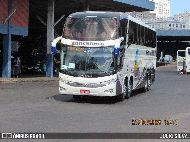Zancanaro Turismo 9001 na cidade de Porto Alegre, Rio Grande do Sul, Brasil, por JULIO SILVA. Número da foto: #12984743.