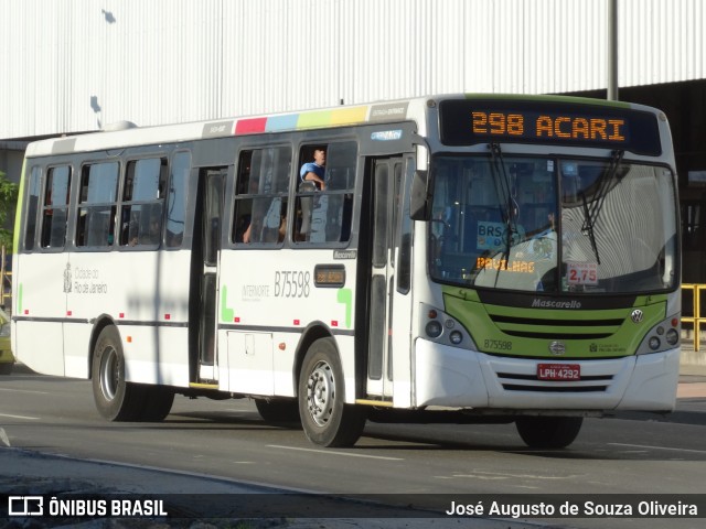 Viação Madureira Candelária B75598 na cidade de Rio de Janeiro, Rio de Janeiro, Brasil, por José Augusto de Souza Oliveira. Número da foto: #12986230.