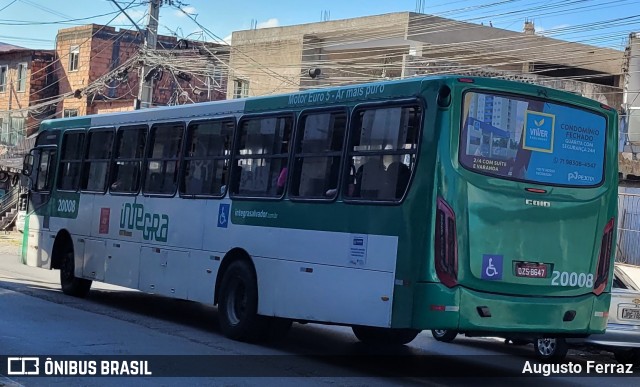 OT Trans - Ótima Salvador Transportes 20008 na cidade de Salvador, Bahia, Brasil, por Augusto Ferraz. Número da foto: #12985660.