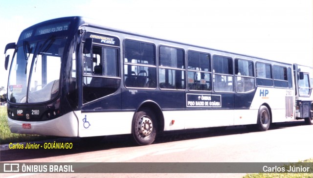 HP Transportes Coletivos 2180 na cidade de Goiânia, Goiás, Brasil, por Carlos Júnior. Número da foto: #12987063.