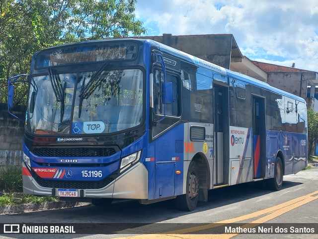 Viação Miracatiba 15.1196 na cidade de Itapecerica da Serra, São Paulo, Brasil, por Matheus Neri dos Santos. Número da foto: #12986054.