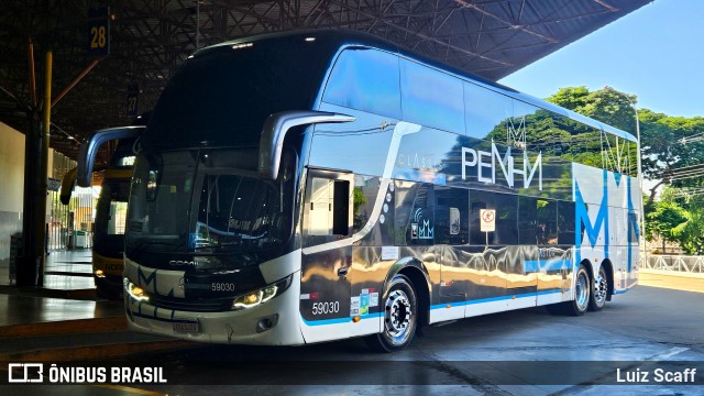 Empresa de Ônibus Nossa Senhora da Penha 59030 na cidade de Maringá, Paraná, Brasil, por Luiz Scaff. Número da foto: #12986922.
