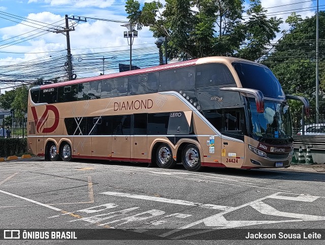 Viação Diamond Turismo 24424 na cidade de São Paulo, São Paulo, Brasil, por Jackson Sousa Leite. Número da foto: #12986248.