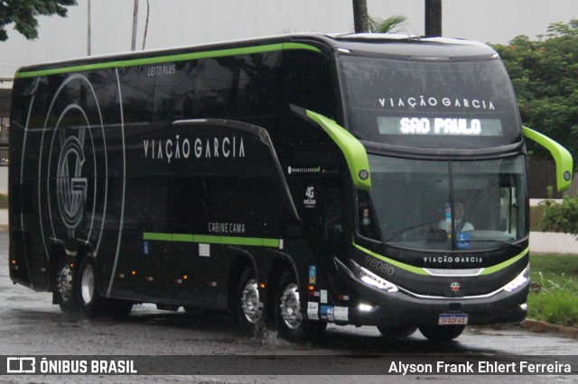 Viação Garcia 98080 na cidade de Dourados, Mato Grosso do Sul, Brasil, por Alyson Frank Ehlert Ferreira. Número da foto: #12983942.