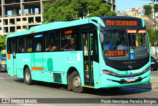 Linave Transportes RJ 146.021 na cidade de Rio de Janeiro, Rio de Janeiro, Brasil, por Paulo Henrique Pereira Borges. Número da foto: #12985471.